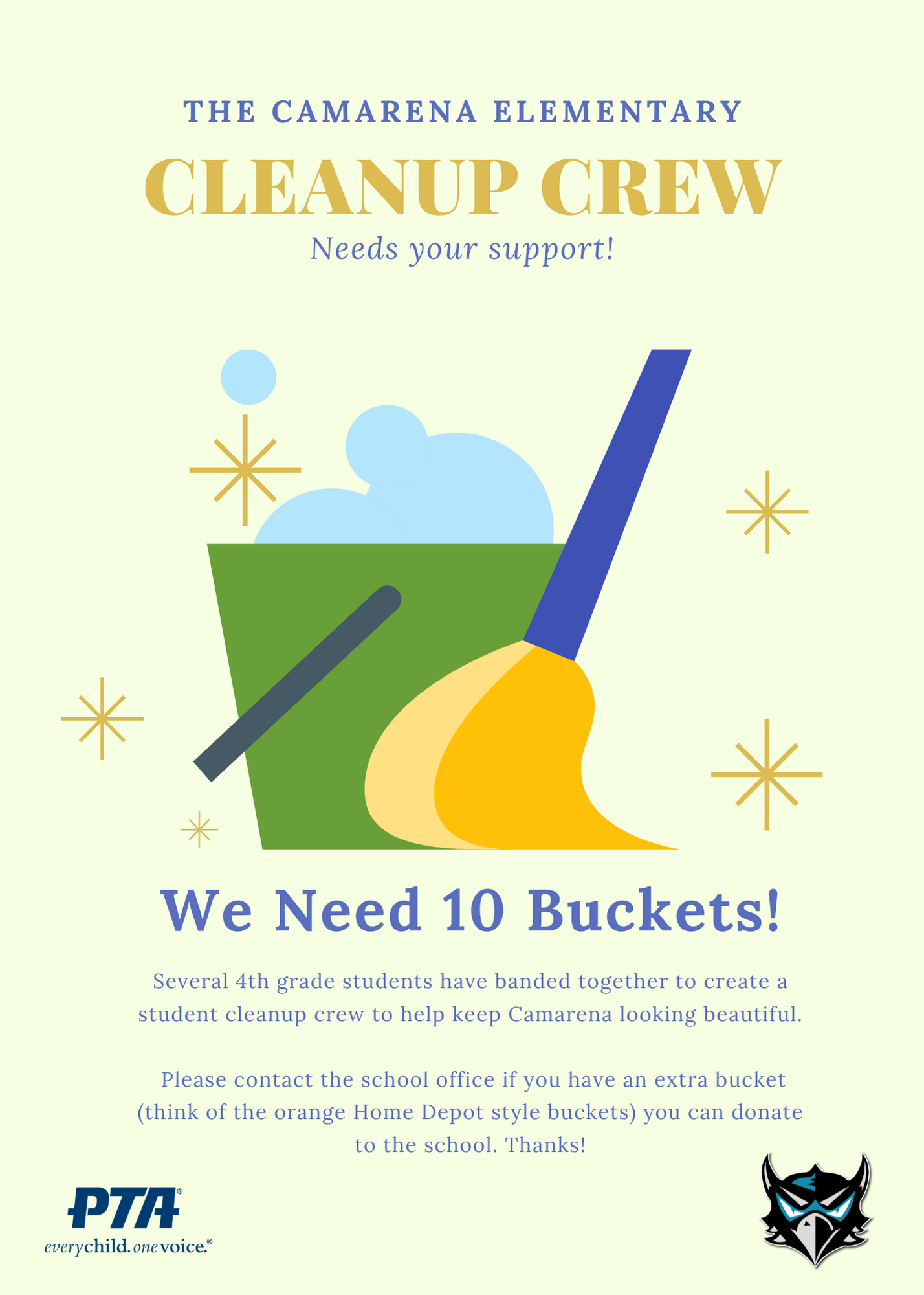 Camarena Cleanup Crew Flyer